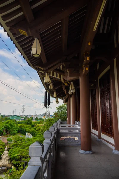 Beautiful Scenery Early Sun Khanh Pagoda Chi Minh City Vietnam — Stock Photo, Image