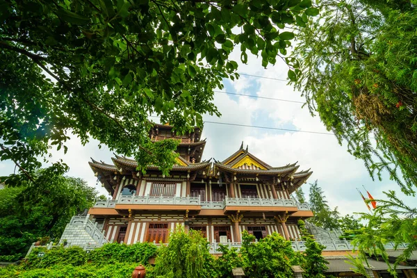 Krásná Scenérie Raném Slunci Khanh Pagoda Chi Minh Město Vietnam — Stock fotografie