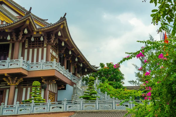 Krásná Scenérie Raném Slunci Khanh Pagoda Chi Minh Město Vietnam — Stock fotografie