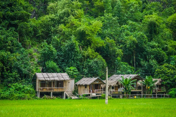 아시아 베트남 집들과 집들의 집합체이다 여행과 — 스톡 사진