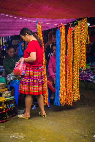 Moc Chau Son Province Vietnam Sep 2020 See Scene Buying — Stock Photo, Image