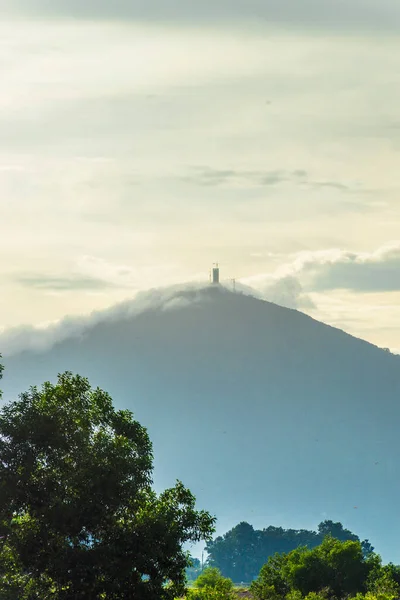 Гора Дэн Облаке Провинция Тай Нин Вьетнам Вид Озера Дау — стоковое фото