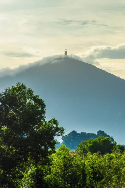 Den Βουνό Στο Σύννεφο Tay Ninh Επαρχία Βιετνάμ Θέα Από — Φωτογραφία Αρχείου