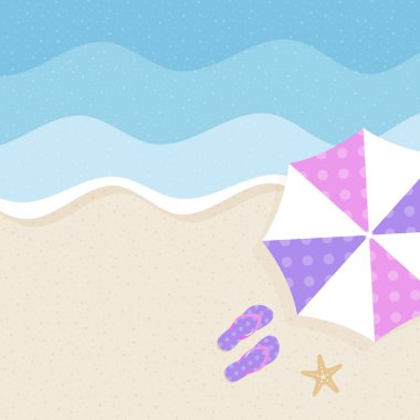 Yaz arka plan, yaz saati, yaz tatil kavramı vektör çizim