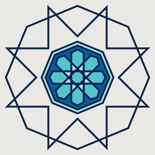 İslami oryantal, geometrik motif. Geleneksel İslami, Arapça, Farsça ve Osmanlı tasarım vektörü çizimi