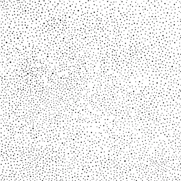 Polka Dot Background Hand Drawn Seamless Pattern Vector Illustration — Stock Vector