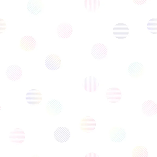 Fond Abstrait Avec Des Cercles Pastel Illustration Vectorielle Motif Sans — Image vectorielle