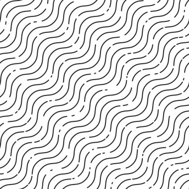 Çapraz çizgiler ile arka plan. Dalgalar tasarım. Vektör çizim, seamless modeli