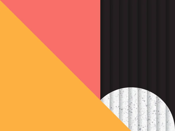 Fond Abstrait Géométrique Couleurs Pastel Illustration Vectorielle — Image vectorielle