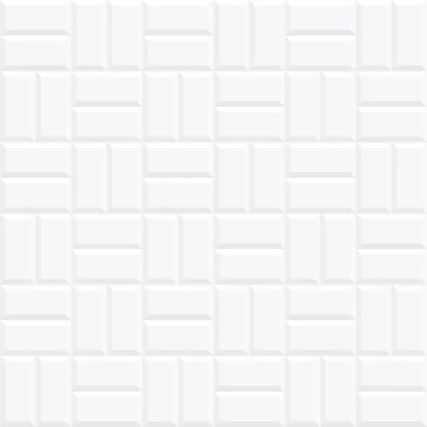 Azulejos de cerâmica branca, padrão sem costura —  Vetores de Stock
