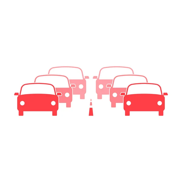 Traffic jam icon — Stock Vector