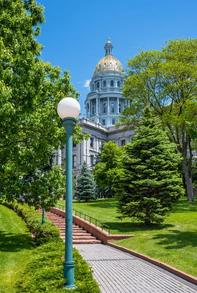 Capitol Building Στο Ντένβερ Του Κολοράντο — Φωτογραφία Αρχείου