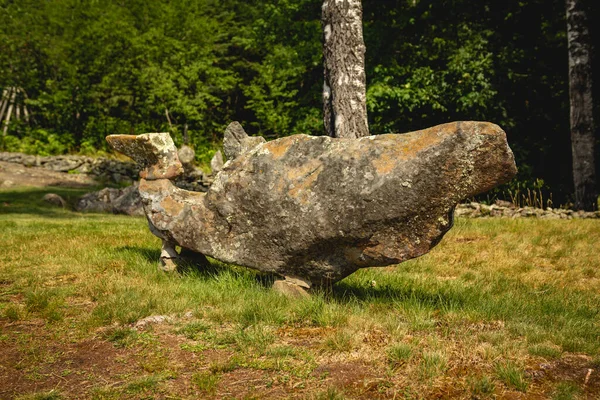 Sculptures Pierre Dans Les Jardins Rocheux Ellsworth Dans Parc National — Photo