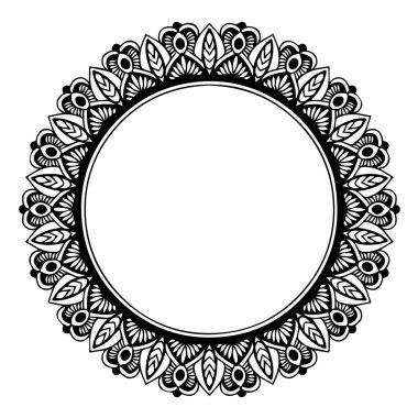 Boyama kitabı için Mandalas. Süslü, yuvarlak süsler. Alışılmadık bir çiçek şekli. Doğulu vektör, stres önleyici terapi kalıpları. Tasarım elementleri. Yoga logoları Vektörü.