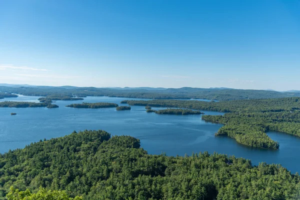 Amazing View Squam Lake West Rattlesnake Mountain — Stock Photo, Image