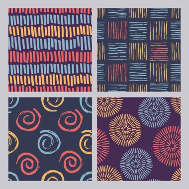 Soyut renk grunge desenleri pürüzsüz