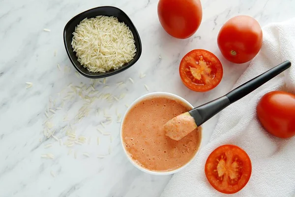 diy rice flour face masks