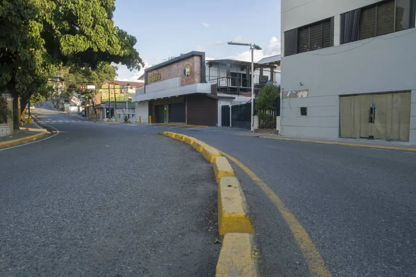 Jarabacoa Vega República Dominicana Agosto 2020 Calles Vacías Durante Confinamiento —  Fotos de Stock