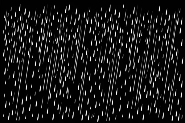 Rain Vector Storm Background — Stock Vector