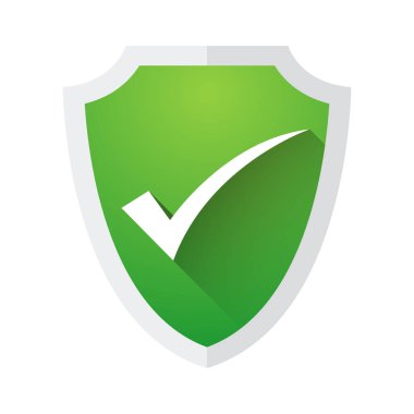 Kalkan simgesi, arkaplanda işaretleme, vektör tasarımı