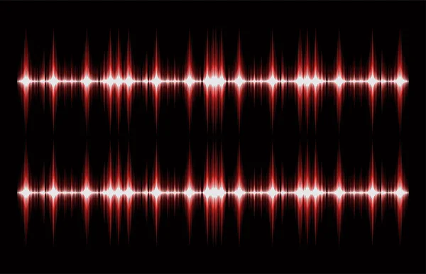 音の波抽象的なパターンベクトルのデザイン — ストックベクタ
