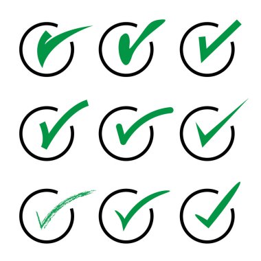 İşaretleme simgesi, vektör tasarımı.