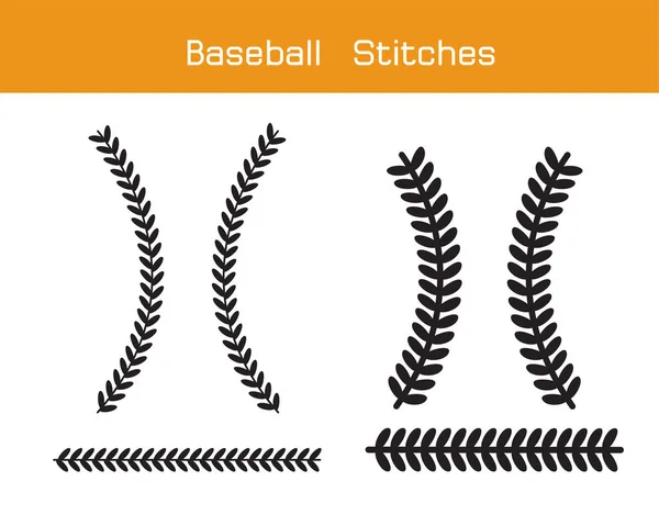 Baseball Points Sur Fond Blanc Conception Vectorielle — Image vectorielle