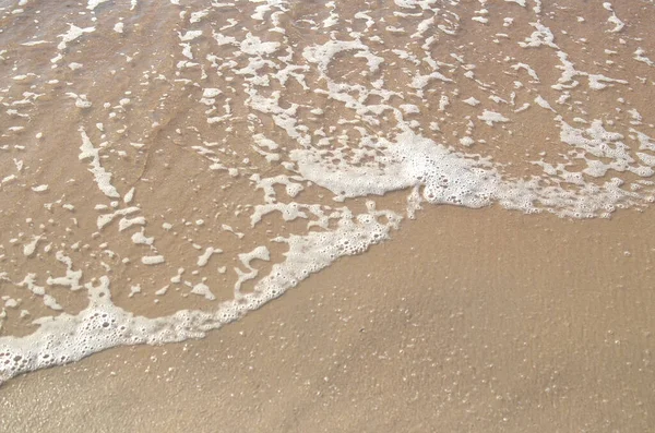 Meereswelle Sandstrand Hintergrund — Stockfoto
