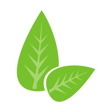 Yaprak simgesi, vektör tasarımı
