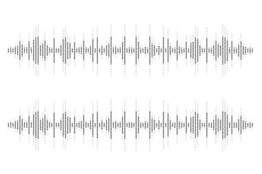 ses dalgaları, vektör tasarımı