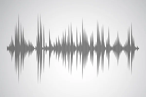 Звуковые Волны Векторный Дизайн — стоковый вектор