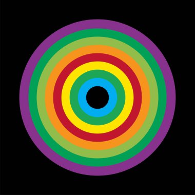 ses dalgaları, daire etkisi vektör tasarımı.