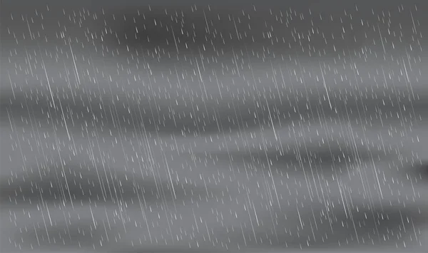 Тучи Буря Сезон Дождей Векторный Дизайн Иллюстрация — стоковый вектор