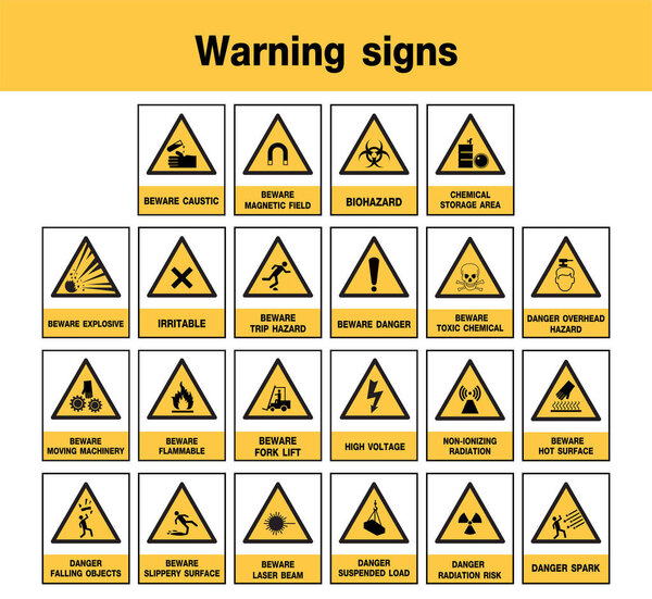 предупреждающий знак, строительные символы, векторный дизайн
.