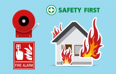 Yangın alarmı, House On Fire, elektrik prizi dolu, kısa devre..