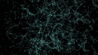 3D soyut dijital arkaplan, 3d görüntüleme ile çizgi bağlantı noktası grafik ve parıltılı ışığa sahiptir.