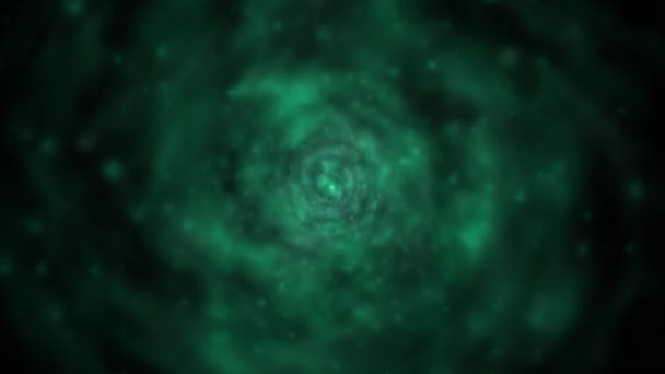 带3D渲染的穿过星系系统进入中心黑洞包括 — 图库视频影像