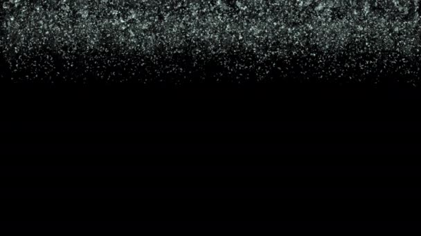 Дзеркальна Розбита Тріщина Багатьох Частин Вниз Візуалізацією Включають Альфа Шлях — стокове відео