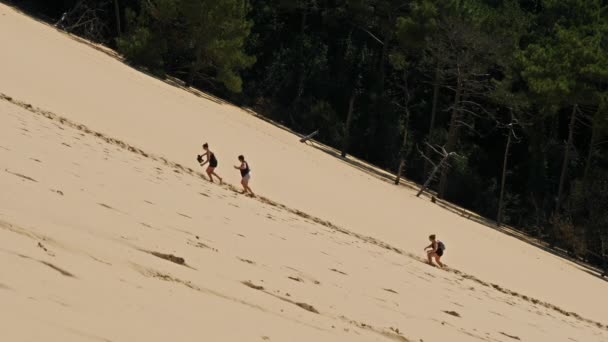 Dune Pilat Gironde Nouvelle Aquitaine França — Vídeo de Stock