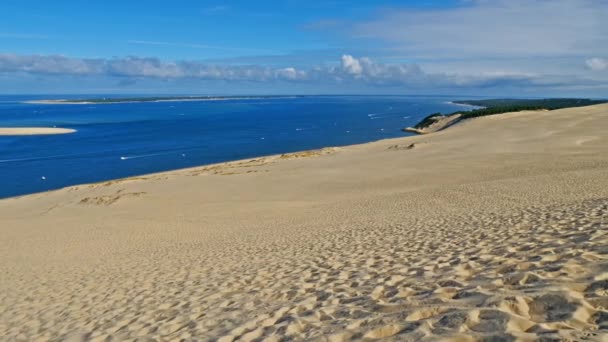 Dune Pilat Gironde Nouvelle Aquitania Francia — Vídeo de stock