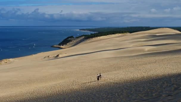 Duna Pilat Gironde Nouvelle Aquitaine Francie — Stock video