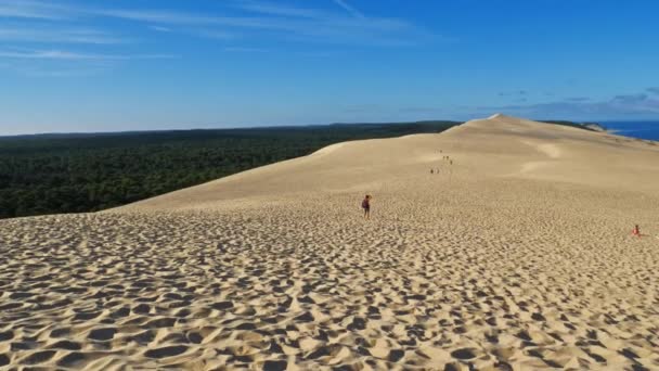 Dune Pilat Gironde Nouvelle Aquitaine Perancis — Stok Video