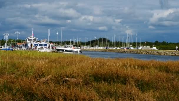 Audenge Gironde Nouvelle Aquitaine France — 图库视频影像