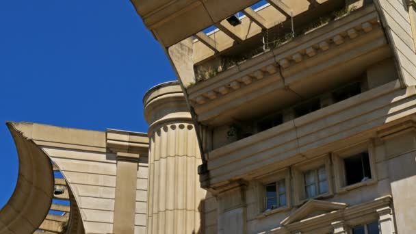 Montpellier Occitanie Francia Distretto Antigone Architettura Ricardo Bofill — Video Stock