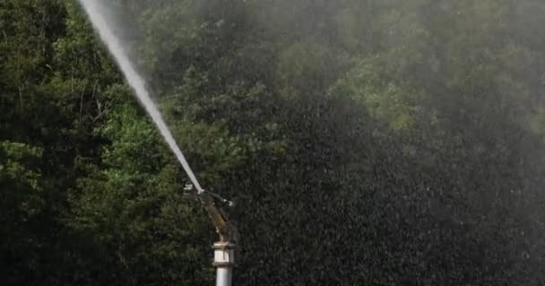 Système Arrosage Champ Irrigation Dans Loiret France — Video