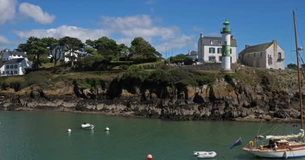 Doelan Finistere Bretagne Frankrijk — Stockvideo