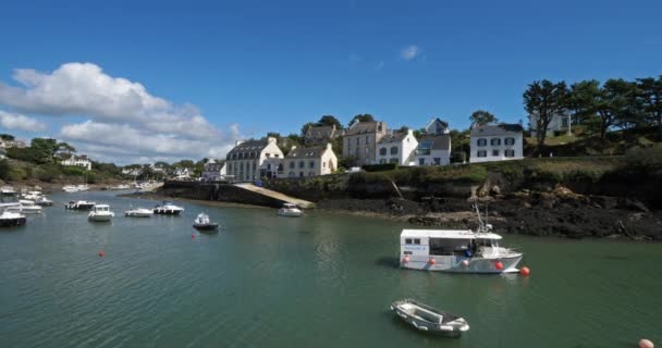 Doelan Finistere Bölümü Brittany Fransa — Stok video