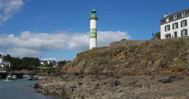 Doelan Finistere Bölümü Brittany Fransa — Stok video