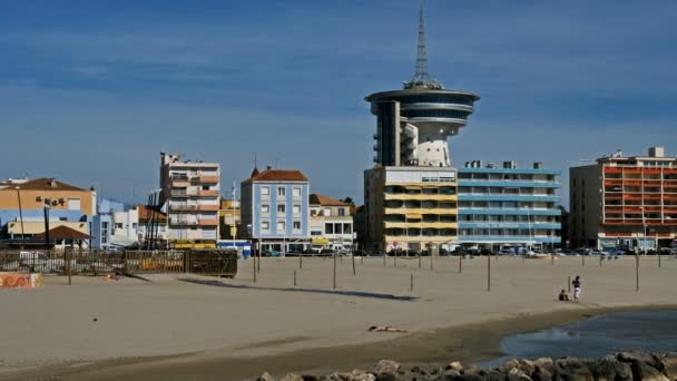 Palavas Les Flots Herault Occitanie Frankrijk Zee Bij Palavas Les — Stockvideo