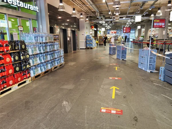 Bern Bern Zwitserland Mei 2020 Hoofdingang Van Winkelcentrum Coop Met — Stockfoto